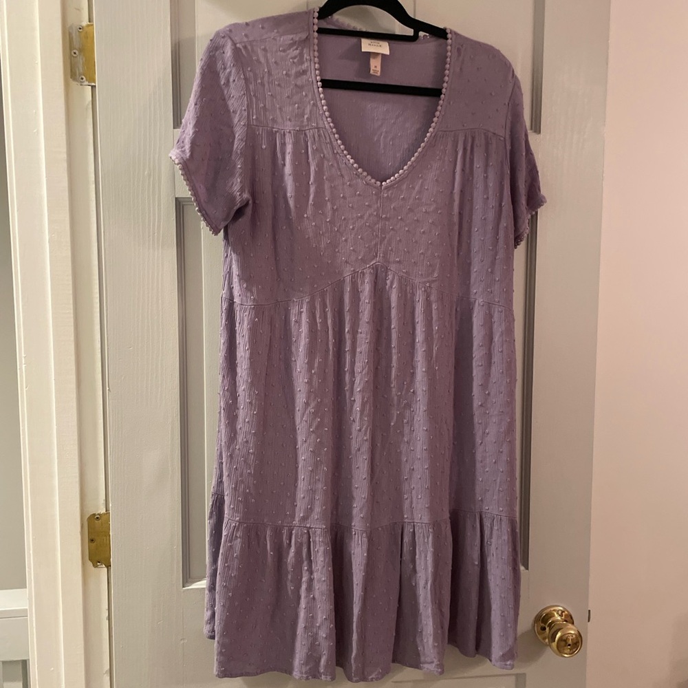Euc Knox Rose lavendar dress size medium
